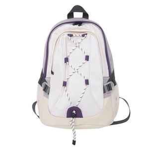 Waterproof Polyester Large Capacity <b>Student</b> Laptop <b>Backpack</b> Boys Girls School Casual Daypack - Product Image 4