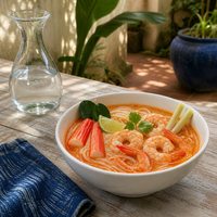 Nouilles de soupe Tom Yum style thaïlandais, saveur épicée et aigre, pour la vente au détail et les supermarchés asiatiques