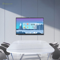 Pizarra Interactiva Inteligente Android, Monitor de Pantalla Táctil Inteligente, Pantalla Plana con Pizarras Blancas Inteligentes