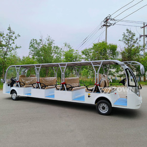 รถเที่ยวชมเมืองไฟฟ้าแบบชาร์จเร็ว 11 ที่นั่ง รถบัสแบตเตอรี่ลิเธียมสำหรับโรงแรม - Product Image 6