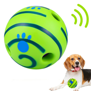 Balle couineuse <span class=keywords><strong>pour</strong></span> <span class=keywords><strong>chien</strong></span> en plastique, <span class=keywords><strong>jouet</strong></span> interactif sonore <span class=keywords><strong>pour</strong></span> animaux de compagnie, <span class=keywords><strong>pour</strong></span> la mastication et l'entraînement dentaire, sans piles - Product Image 1