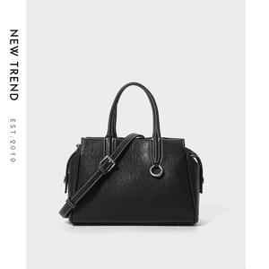 Nouveau sac à bandoulière en cuir véritable pour femme, grande capacité 20-35L, avec fermeture éclair, idéal pour les trajets quotidiens, style mode - Product Image 2