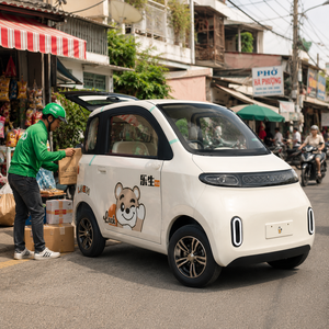 Mini <span class=keywords><strong>Auto</strong></span> Elettrica SumEV a Bassa Velocità 1500W 60V 100AH, Veicolo Utilitario Chiuso a 2 Porte e 4 Posti, Autonomia 70KM per Brevi Spostamenti - Product Image 5