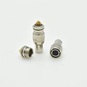 Conector de cable redondo visión de cámara Industrial Hirose HR10 12 pines macho hembra Circular Push Pull HRS conector de Metal - Product Image 2