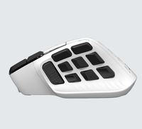 Souris de jeu JEDEL Honeycomb RGB Tri-mode, capteur PAW3311, coque interchangeable, 16 boutons, ergonomique, logiciel réglable, OEM