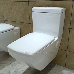 Top ventes en céramique blanche, <span class=keywords><strong>carrelage</strong></span> sanitaire en forme de cuvette, <span class=keywords><strong>toilette</strong></span> deux pièces suspendue au mur à double chasse <span class=keywords><strong>pour</strong></span> salle de bains - Product Image 6