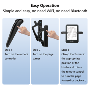 원격 제어 페이지 터너 플라스틱 호환 킨들 페이퍼화이트 Kobo EReader 사진을 찍는 소설을 읽는 안드로이드 태블릿 - Product Image 3