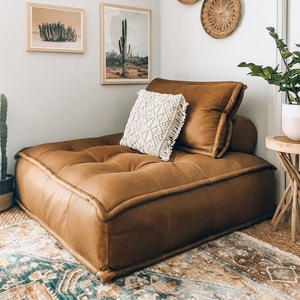 Sofá Puff de Látex en Forma de Bloque de Tofu, Relleno de Espuma, Versátil para Sala de Estar o Dormitorio, Asiento Individual, Doble o Triple Combinable - Product Image 5