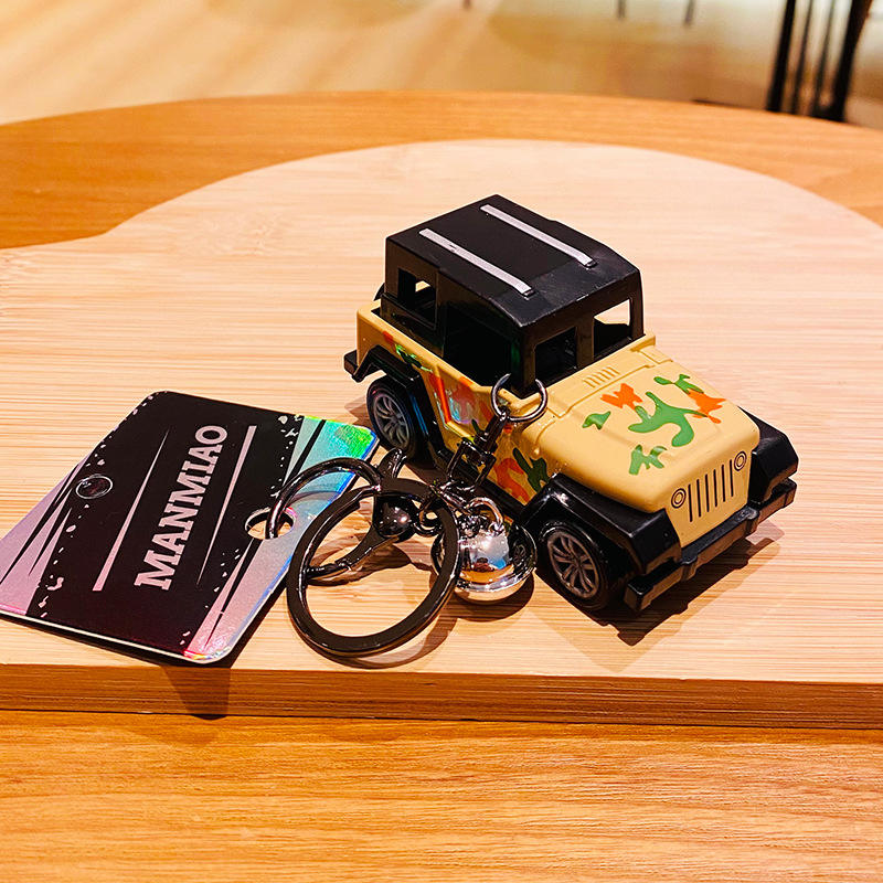 Jeep camouflage voiture-kaki barres parallèles