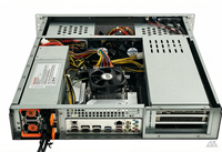 Chasis de Servidor de Montaje en Rack 2U con Ranuras de Altura Completa, Compatible con PSU Redundante, Panel de Aluminio, Profundidad de 480 mm, Chasis ATX