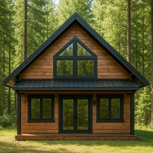 Maison préfabriquée en ossature A, bâtiment modulaire, solution d'habitation écoénergétique pour l'Europe, structure passive stable avec étanchéité à l'air - Product Image 1