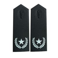 Épaulettes personnalisées brodées, rayures écologiques thermocollantes/à coudre, écussons de mode brodés pour uniformes professionnels