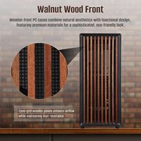 Boîtier PC Gaming Mid-Tower à Flux d'Air Élevé pour Cartes Mères ATX/mATX, Panneau Frontal en Acier, 12 Ventilateurs ARGB PWM, Radiateur 360mm Préinstallé