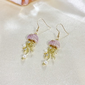 2026 Nieuwjaarsmode Ontwerp Zomer Zeeleven 4 Kleuren Mode Dames Kwallen Oorbellen - Product Image 2