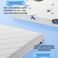 Matelas en tissu 4D Air Net Comfort Queen Size avec housse amovible en polymère POE lavable et convertible