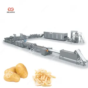 Gelgoog Frozen French Fries Iqf Production Line Potato Cooling Tunnel Quick Freeze Processing Line