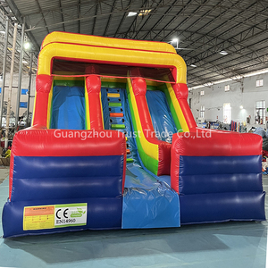 Trẻ em ngoài trời <span class=keywords><strong>Inflatable</strong></span> cấu trúc Trò chơi trượt nước đôi <span class=keywords><strong>Inflatable</strong></span> thương mại - Product Image 1