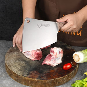 Cuchillo de Carnicero de Buena Calidad <span class=keywords><strong>para</strong></span> Uso Doméstico, Cuchillo Chino de Acero Inoxidable <span class=keywords><strong>para</strong></span> Cortar <span class=keywords><strong>Carne</strong></span>, Cuchillo de Cocina <span class=keywords><strong>para</strong></span> Chef - Product Image 2