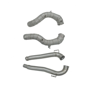 High Performance Exhaust Downpipe for Mercedes Benz AMG GT GTC GTS GTR 4.0T 2015-2017 Straight Pipe - Product Image 4