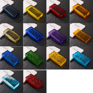 Produttori di origine personalizzazione Moq basso blocco di vetro trasparente solido mattone di cristallo multicolore solido dimensioni 200*100*50mm - Product Image 6