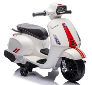 Motocicleta eléctrica con licencia <span class=keywords><strong>VESPA</strong></span> para niños, coche de juguete para niños de 2 a 4 años, juguete de plástico alimentado por batería para la venta - Product Image 6