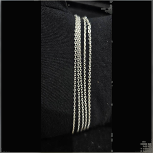 Genuine Platinum Plated Silver Horsewhip Fine <b>Chain</b> Necklace <b>Men</b> Trendy Wedding <b>Cross</b> Gift Fashion Jewelry Customisable Product - Product Image 2