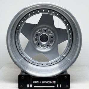 Jantes en alliage forgées Bku 3 pièces 5x108 pour Ferrari F40 F50 <span class=keywords><strong>288</strong></span> <span class=keywords><strong>GTO</strong></span> Enzo LaFerrari F8 Tributo 18 19 pouces Deep Dish Classic - Product Image 4