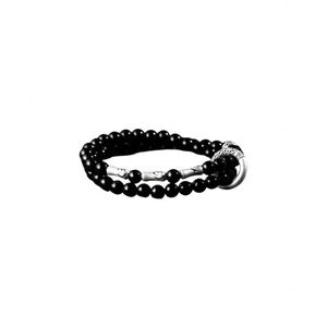 Maxfree Ancient Style High-End Chinese Style Men's Women's Diamond Bezel Set Main Stone <b>Stacked</b> Safety Buckle <b>Bracelets</b> - Product Image 3