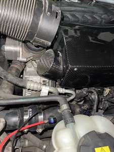 BMW X5 F15 N55 3.0T 용 고속 실제 자동차 데이터 개발 건식 탄소 섬유 냉기 흡기 시스템 - Product Image 2