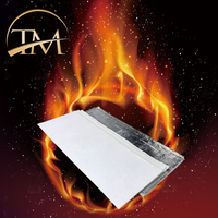 Panneau d'isolation thermique fabriqué en usine, particules d'aérogels de silice, résistant à la chaleur, pour isolation de grenier, couverture anti-feu intérieure