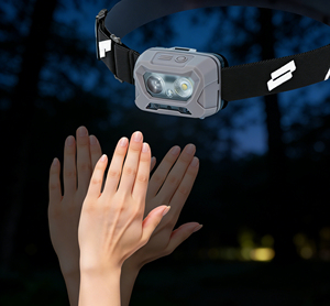 Super Bright 500LM Rechargeable <b>Motion</b> <b>Sensor</b> Headlight IPX7 with Red/Green <b>Light</b> Industrial Outdoor Camping Hiking - Product Image 4