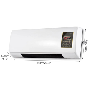 Smart Portable Electronic Heater Fan Wall-mounted Ptc <b>Heating</b> <b>Usb</b> Remote Display Mini Home Bedroom Office 1800w El059 Smart - Product Image 5