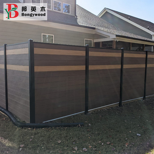 Diseño de valla y puertas de <span class=keywords><strong>cierre</strong></span> compuesto de plástico y <span class=keywords><strong>madera</strong></span> WPC de Jardín del Reino Unido - Product Image 1
