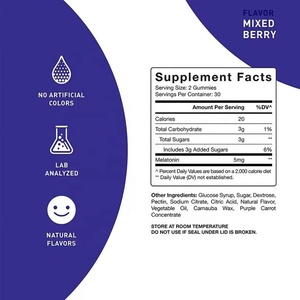 Gomitas de Pectina de Frutas con Sabor Personalizado Good Taste para un Sueño Profundo, Gomitas Vitamínicas para Dormir Profundamente, Gomitas de Melatonina para Dormir - Product Image 5