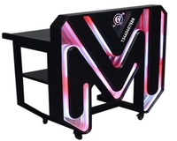 Meja cakram DJ akrilik desain modis senior mewah furnitur KTV bar meja