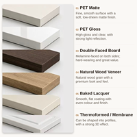 Armoire sur mesure Aige, moderne et écologique, meubles de chambre durables pour appartement et hôtel
