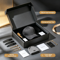 Custom Rigid Paper Gift Box for Hats & Caps Fashion Accessories Wholesale Shockproof Retail Storage Shipping Display Pack