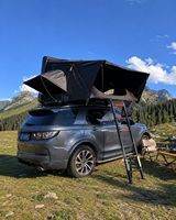 Carpa de Techo Rígida de Aleación de Aluminio con Apertura Lateral, Impermeable, de Tela Oxford, de Montaje Rápido, para SUV, Camioneta y Camping