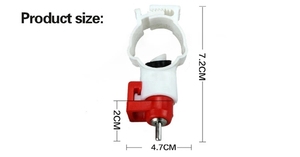 Bebedero automático de agua <span class=keywords><strong>para</strong></span> <span class=keywords><strong>pollos</strong></span>, fuente colgante con bola, bebedero de niple <span class=keywords><strong>para</strong></span> gallinas - Product Image 6