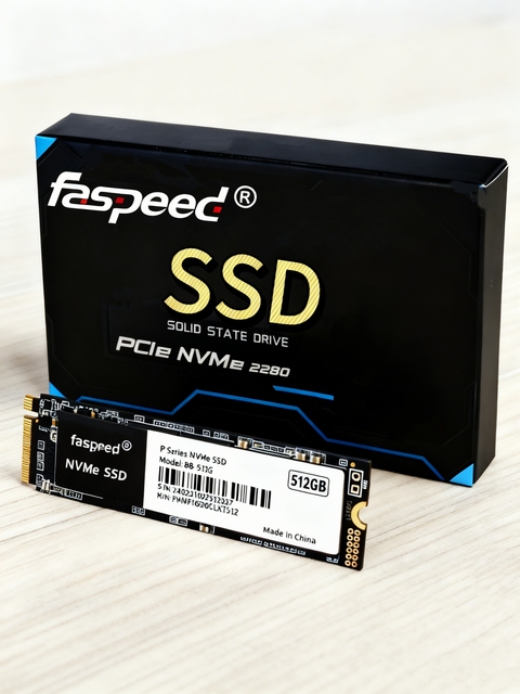 Faspeed M.2 NVMe SSD 128GB-2TB 2280 3D NAND PCIe 3.0 Internal for Desktop New Product 2000MB/s Read/1600MB/s Write