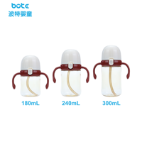 PPSU Tasse à bec 180ml 240ml 300ml Sans BPA Usine Sur mesure Sous marque client Anses Bec Paille Tasse pour apprendre à boire
