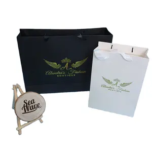 Logotipo personalizado Atacado papel saco reutilizável presente Embalagem Caixa De Papel para Compras Handle Jóias Sacos De Papel