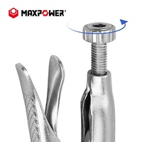 Pince à bec courbé de 110 mm (4 po) Maxpower Hand Tools, mini-pinces de serrage