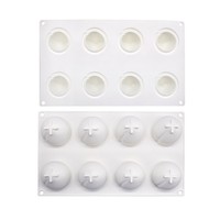 Perzik Siliconen Mal Voor Het Bakken Van Mousse Cake Fruit Frans Dessert Pudding Jelly Ijs Cake Decoratie 3d Perzik Siliconen Mal