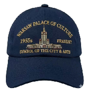 Casquette de baseball brodée Culture et Science de Varsovie, Souvenir de la ville de Pologne, Casquette de papa brodée