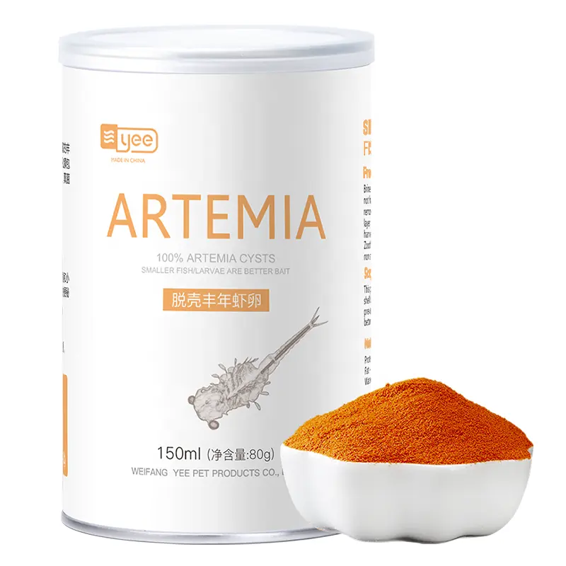 Nhà Máy Giá Bán Artemia Nước Muối Tôm Trứng Tùy Chỉnh Nước Muối Tôm Trứng Cá Thức Ăn Artemia U Nang Cá Thức Ăn