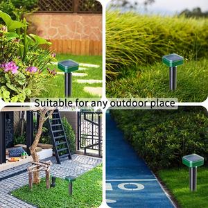 Repelente Ultrasónico de Animales con Energía Solar, Resistente al Agua, Recargable, para Serpientes, Topos y Ratones, con Batería de Estado Sólido - Product Image 6