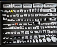 Vente en gros de tube en silicone néon 8*8/10*10/16*16mm de tailles multiples bande en caoutchouc de silicone pour lumière au néon à bande LED