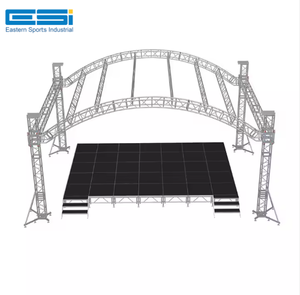 Armazón de arco de aluminio portátil ESI para escenarios de entrada y stands de exposición - Product Image 1