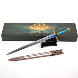 Épée de Chevalier Carian de 30 cm de <span class=keywords><strong>Elden</strong></span> <span class=keywords><strong>Ring</strong></span> <span class=keywords><strong>en</strong></span> <span class=keywords><strong>alliage</strong></span> de zinc, coffret cadeau avec support d'exposition, décoration de collection, accessoire de jeu, accessoire de cosplay - Product Image 4
